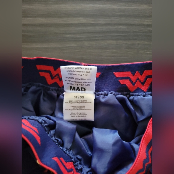 Wonder Woman matching set size 3T - Picture 4 of 5